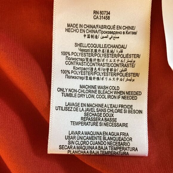 BCBG Max Azria Cold Shoulder Suzie Silky Blouse. Size XS. - Picture 7 of 8